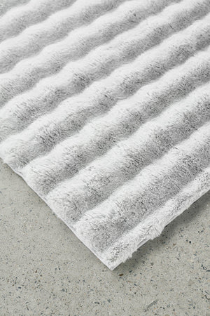 Bubble Silver - Machine Washable Rug