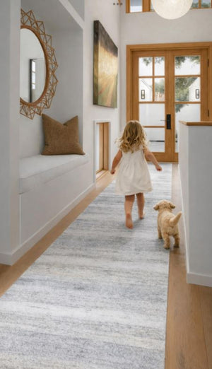 Sofia Silver Sand Hallway Runner 80CM Wide