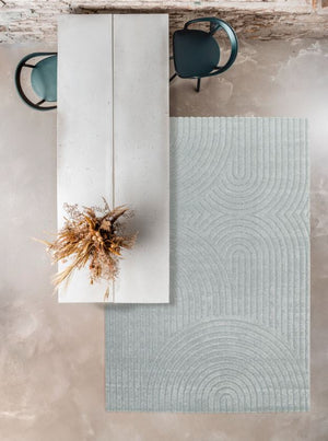 Cancoon Curves Blue Rug