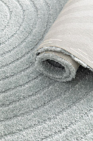 Cancoon Curves Blue Rug