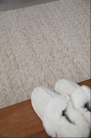 Lani Beige Hallway Runner 80cm Wide