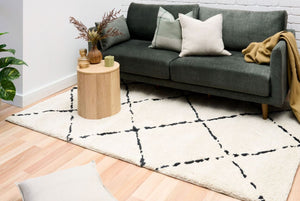 Luana 4 Ivory Charcoal Rug