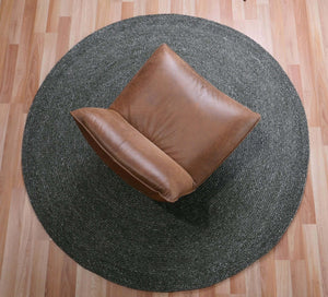 Cara Olive Round Rug