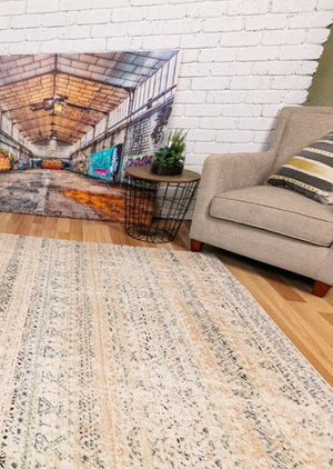 Cozy Ivory Beige Rug 5426