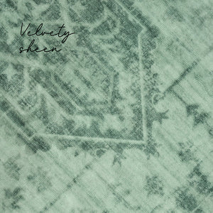 Gemstone Emerald Green Rug