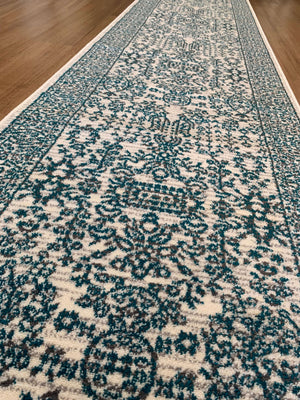Valencia Cream Hallway Runner 80CM Wide