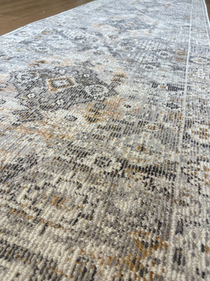 Serena Cream Mustard Hallway Runner 80CM Wide