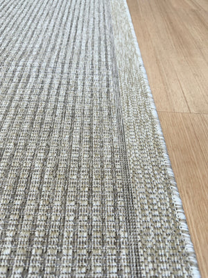 Chino 2822 Sand Silver Hallway Runner 80cm Wide Non-Slip