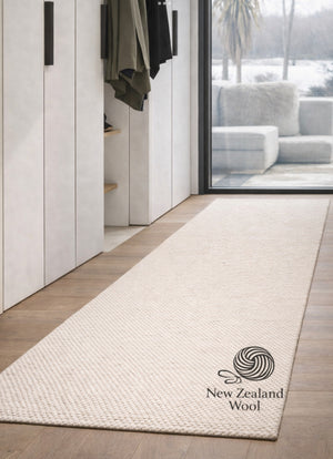 Lani Beige Hallway Runner 80cm Wide