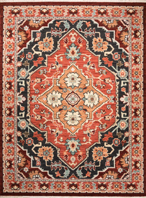 Kachan Navy Medallion Rug