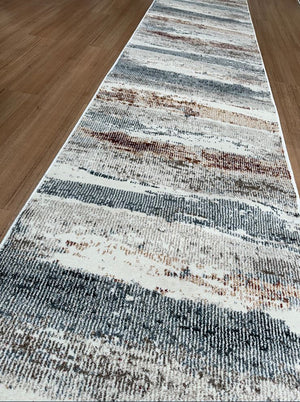Malina Strokes Hallway Runner 80cm Wide