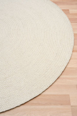 Cara Ivory Round Rug