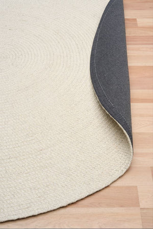 Cara Ivory Round Rug