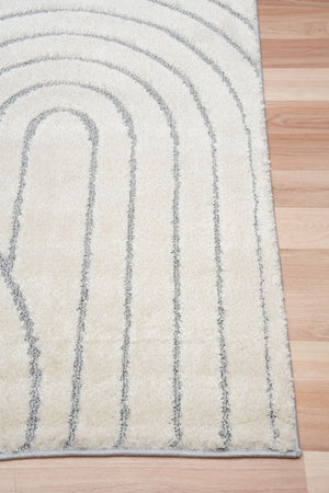 Marli Ivory Light Grey Rug