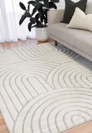 Marli Ivory Light Grey Rug