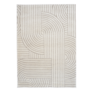 Marli Ivory Beige Retro Rug