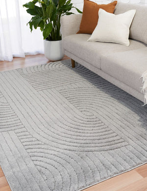 Marli Light Grey Retro Rug