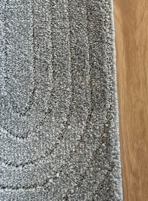 Marli Light Grey Hallway Runner 80CM Wide