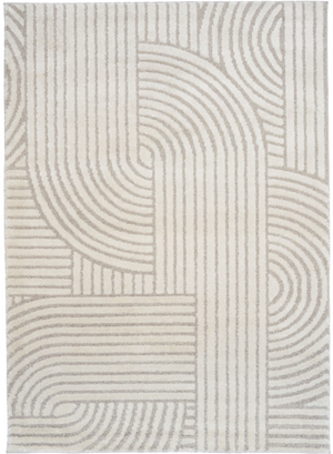 Marli Ivory Beige Retro Rug