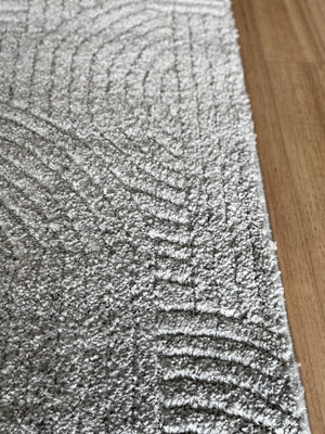 Marli Light Grey Hallway Runner 80CM Wide