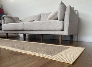 Suva Coffee Natural 17 721 Hallway Runner Rug Non Slip