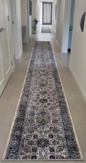 Traditional Hall Runner Verona Cream 9641 80CM Wide