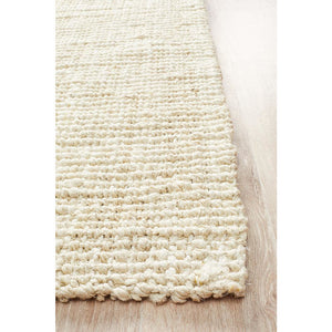 Chunky Natural Fiber Barker Bleach Rug
