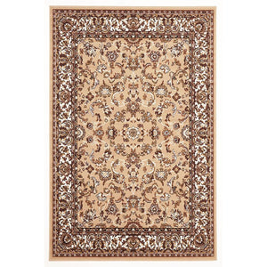 Traditional All Over Pattern Rug Beige