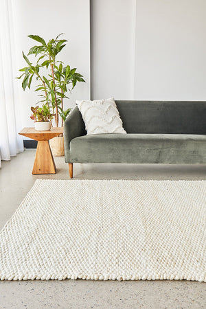 Jive White Rug
