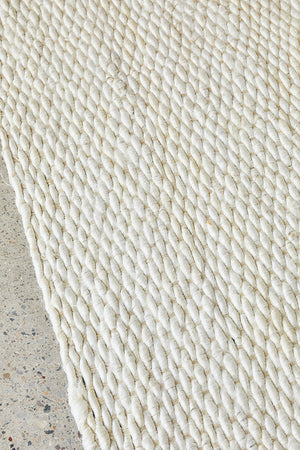Jive White Rug