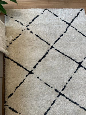 Luana 4 Ivory Charcoal Rug