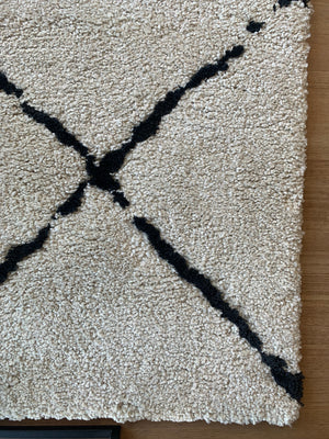 Luana 4 Ivory Charcoal Rug