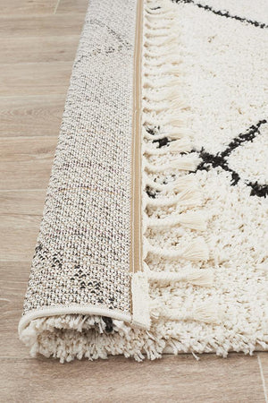 Saffron 22 White Rug