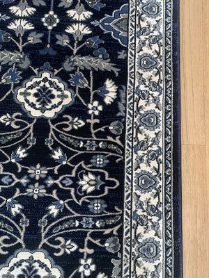 Verona Navy Hallway Runner 80CM Wide