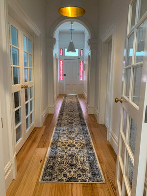 Traditional Hall Runner Verona Cream 9641 80CM Wide