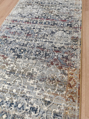 Traditional Hall Runner Agrabah Multi Coloured High Quality