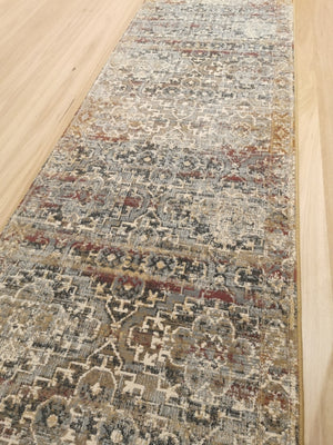 Traditional Hall Runner Agrabah Multi Coloured High Quality