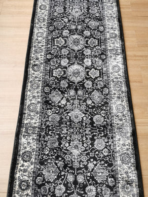 Traditional Hall Runner Verona Fume 9641 80CM Wide
