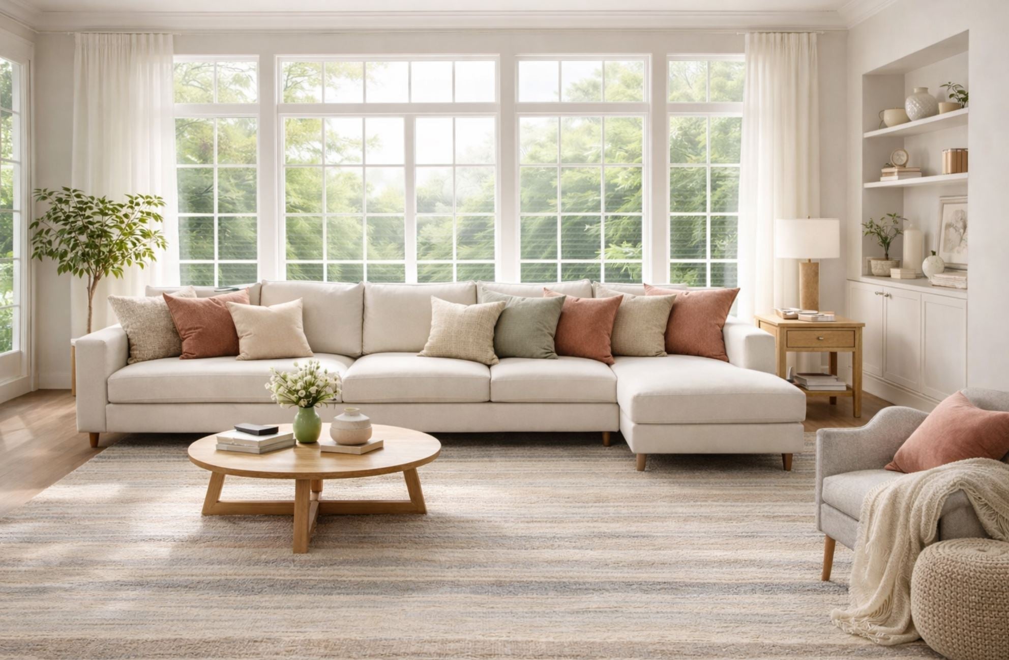 Make a Bold Statement with Oversized Rugs