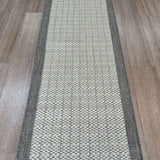 Suva Flat Woven Natural Cream 405 712 Hallway Runner Non Slip