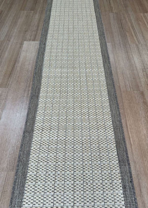 Suva Flat Woven Natural Cream 405 712 Hallway Runner Non Slip