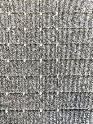Roma Dots Grey Hallway Runner 80CM Wide
