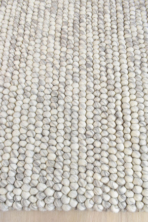 Ally Silver Mist Wool Rug
