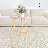 Ally Silver Mist Wool Rug