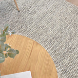 Ally Silver Mist Wool Rug