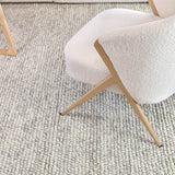 Ally Silver Mist Wool Rug