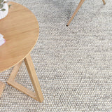 Ally Silver Mist Wool Rug