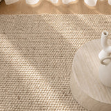 Allure Warm Ivory Wool Rug