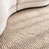 Allure Warm Ivory Wool Rug