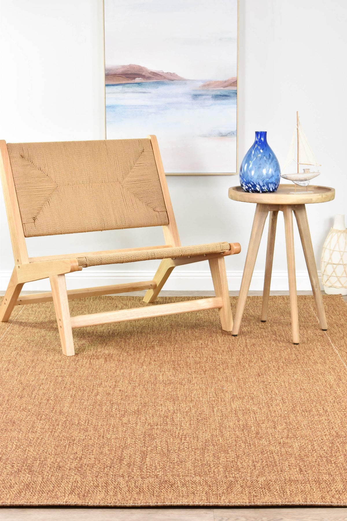 Coastal Outdoor Sisal Brown Rug